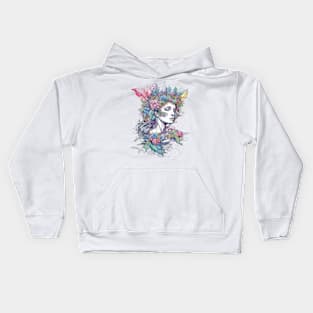 Watercolor Fairy #5 Kids Hoodie